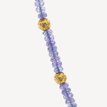 Collier Tanzanite Or Argent