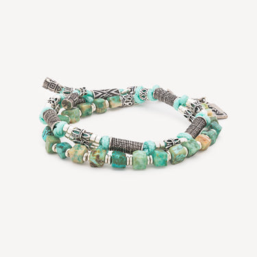 Bracelet Double tour Naama Ice Green