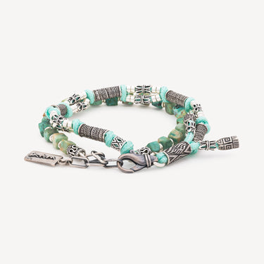 Bracelet Double tour Naama Ice Green