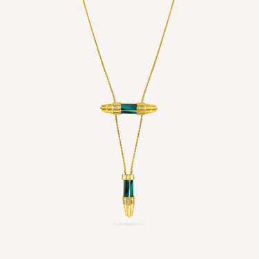 Collier Empire Rondelle Malachite