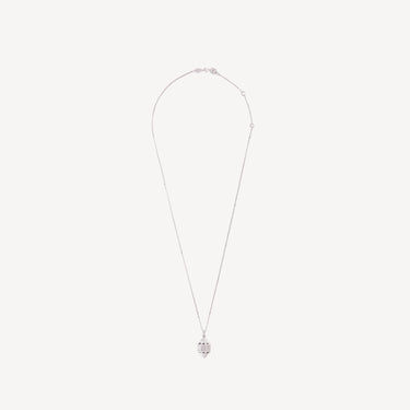 Collier Naos Argent Spinelle Noir