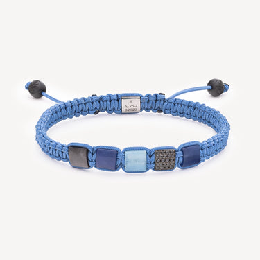 Bracelet 6 mm Lock Saphir Bleu