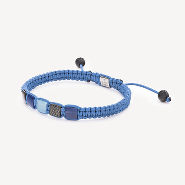 Bracelet 6 mm Lock Saphir Bleu