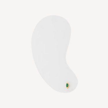 Piercing Puce Emeraude Marquise 4x2mm Or Jaune