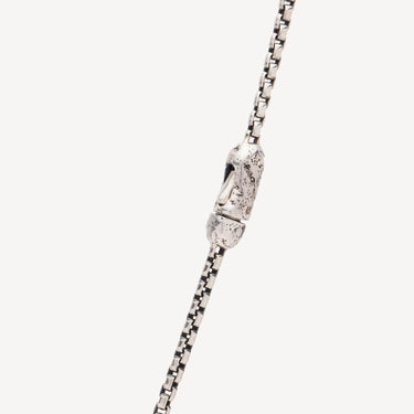 Collier Chasm Large Tag Argent