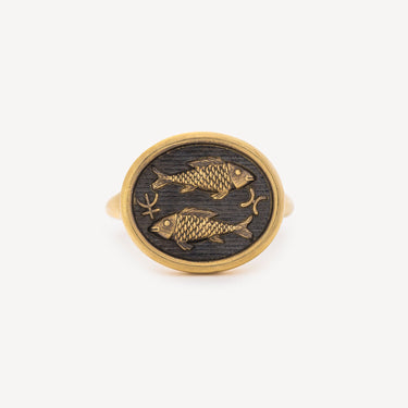Bague Zodiac Or Poisson