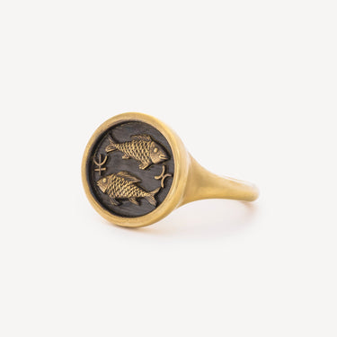 Bague Zodiac Or Poisson