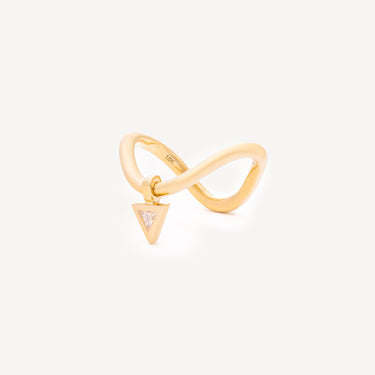 Bague Gaudi Curve Golden Triangle