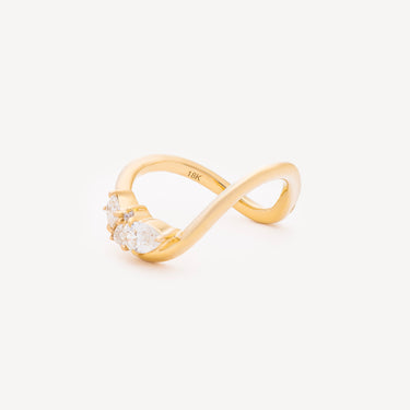 Bague Gaudi Mosaic Curve