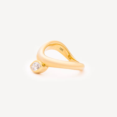 Bague Cloud Offset Marquise