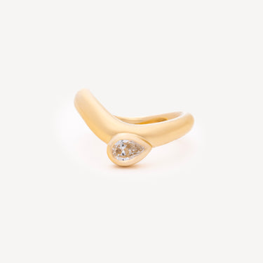 Bague Cloud Offset Poire