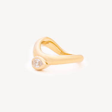 Bague Cloud Offset Poire