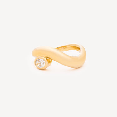Bague Cloud Offset Ovale