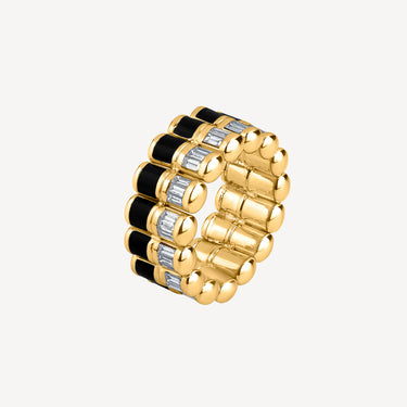 Bague City Glitz Black