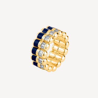 Bague City Glitz Blue