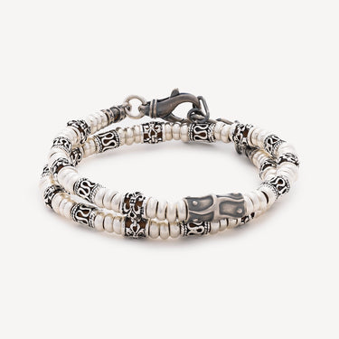 Bracelet Double tour Shimon Argent
