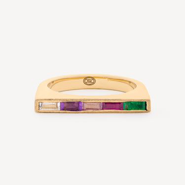 Bague Square Mix Baguette