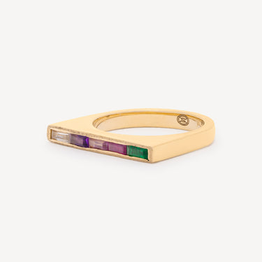 Bague Square Mix Baguette