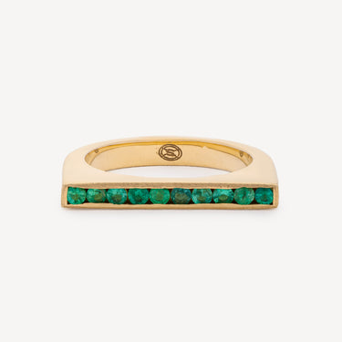Bague Square Emeraudes