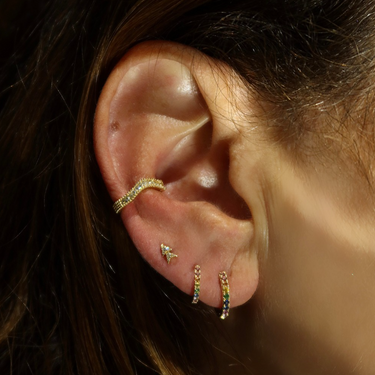 Boucle d'oreille Arrow Or Jaune