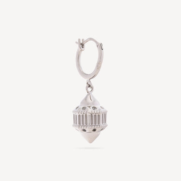 Boucle d'Oreille Naos Argent Saphir