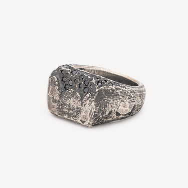 Bague Midnight Tales Argent et Diamant