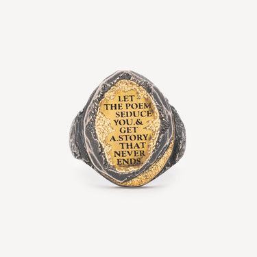 Bague Let The Poem Seduce You
