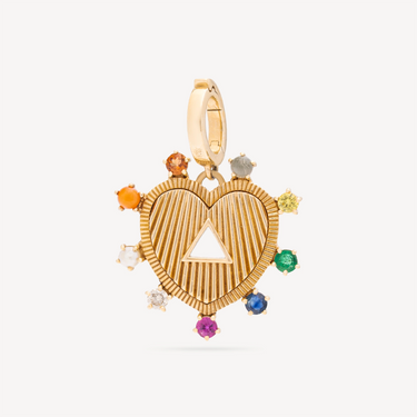 Pendentif Navratan Muticolore