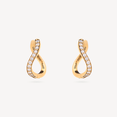 Mini Créoles Sway Pavées de Diamants