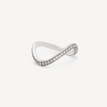 La bague Sway pavée de diamants