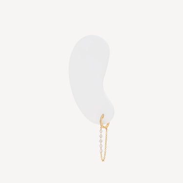 Boucles d'Oreilles Pave Floating Diamond Fringe