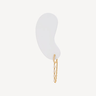 Boucles d'Oreilles Dangling Teardrop