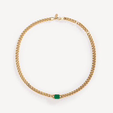 Collier Choker Esmeralda Cuban