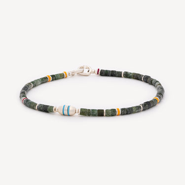 Cherish Bracelet Dark Green Afghan Jade