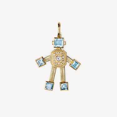 VAN HEART AQUAMARINE PENDANT