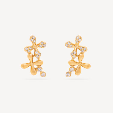 Boucles d'Oreilles Wildflowers Or jaune