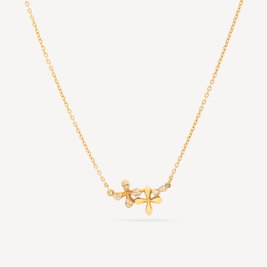 Collier Wildflowers Or jaune