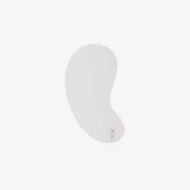 Stud Marquise Or blanc Diamant