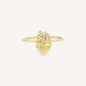 Ex-Voto-Herz-Diamantring