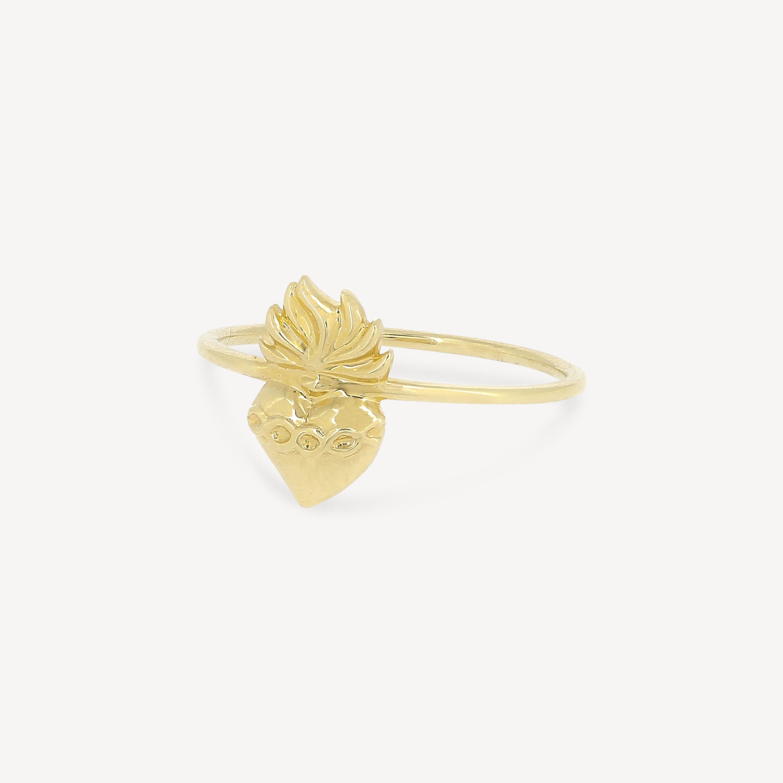 Ex Voto Heart Gold Ring