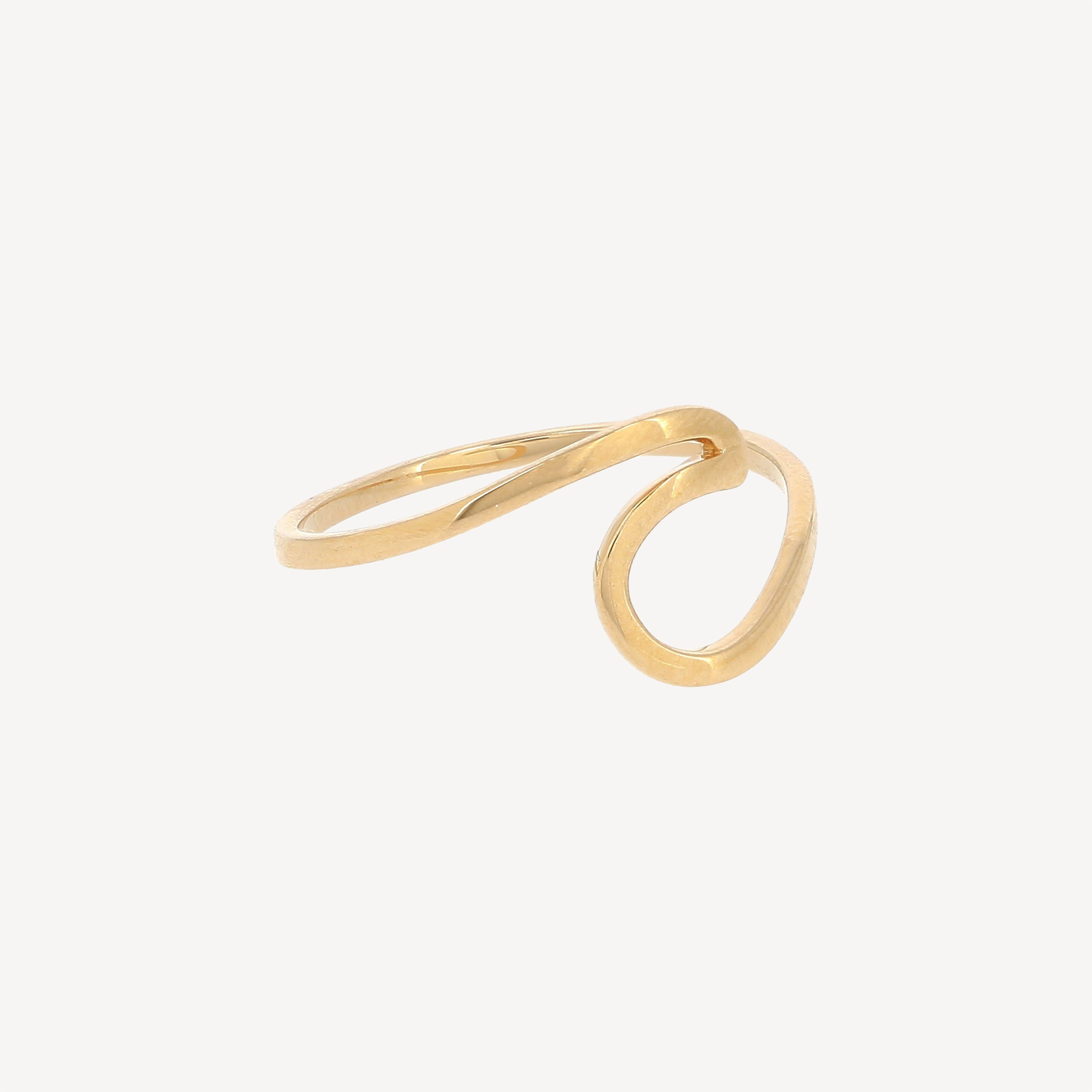 Rose Gold Wave Ring