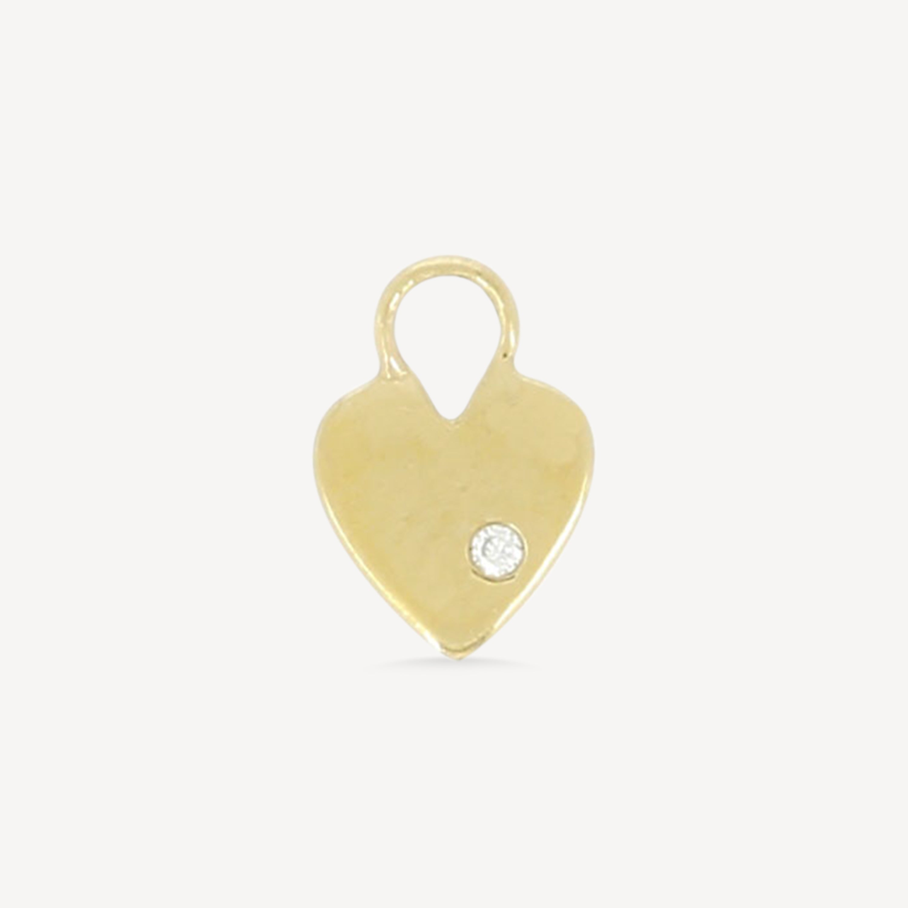 Charm Coeur 1 Diamant