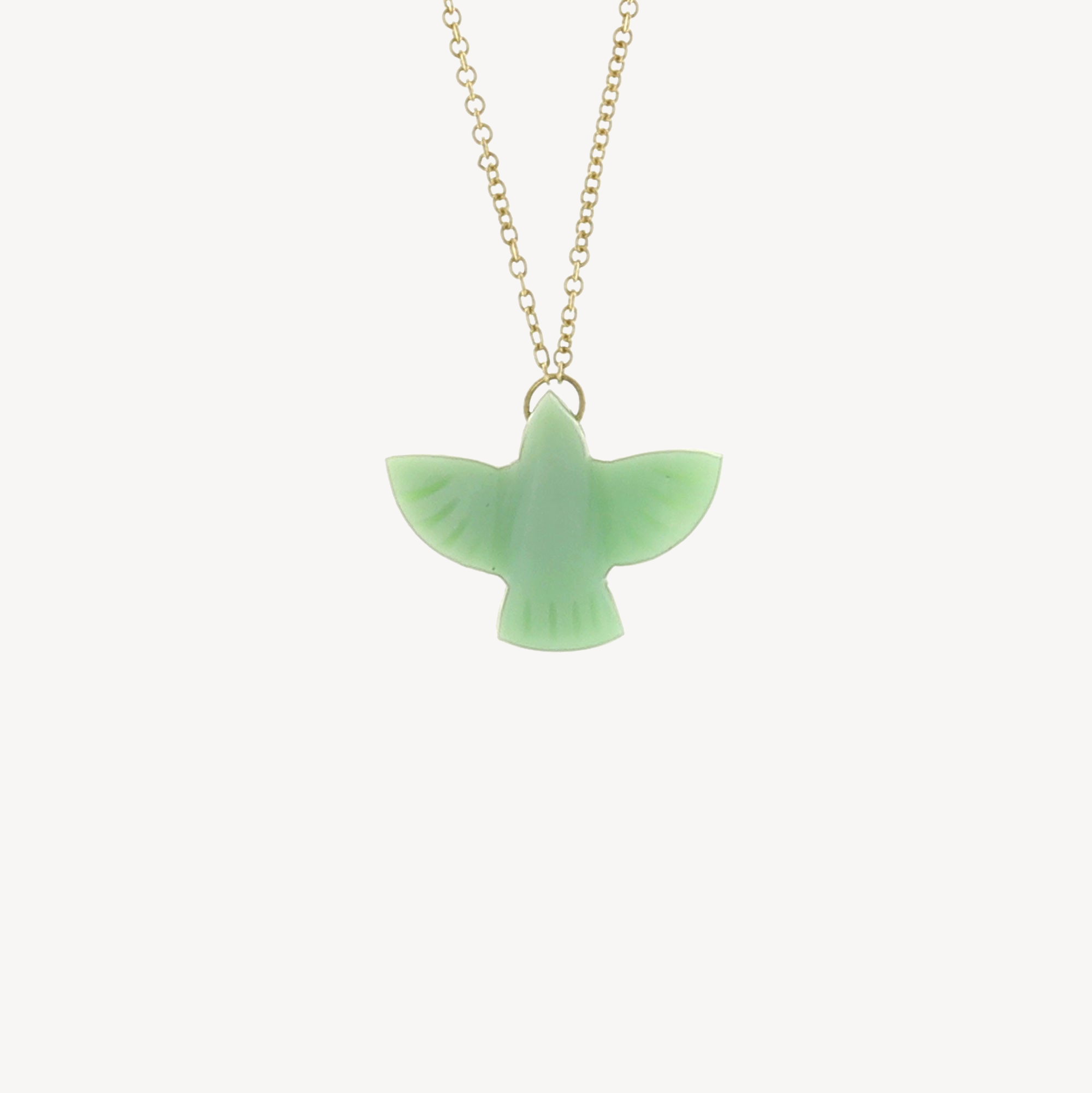 Thunderbird Baby Chrysoprase Necklace