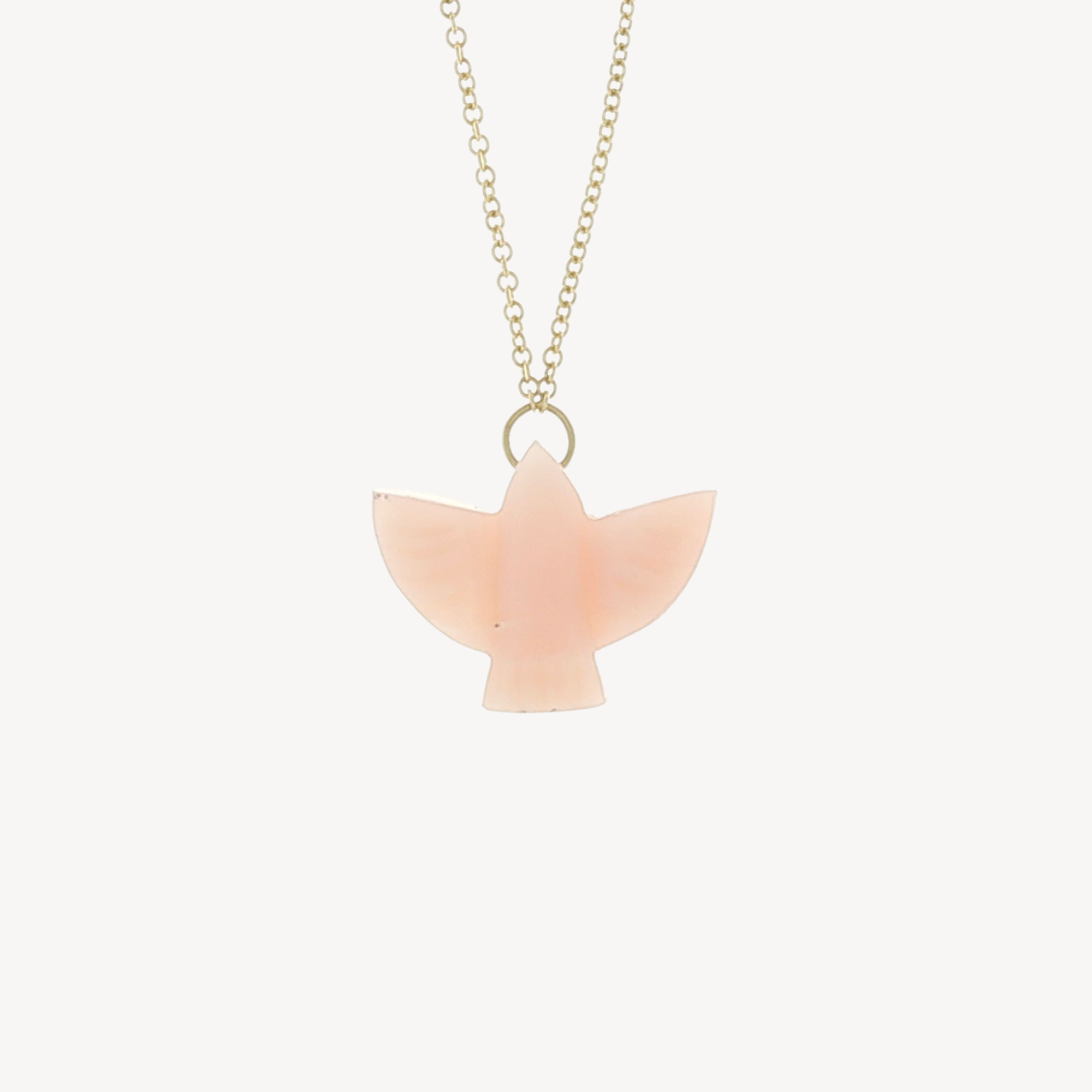 Thunderbird Baby Pink Opal Necklace