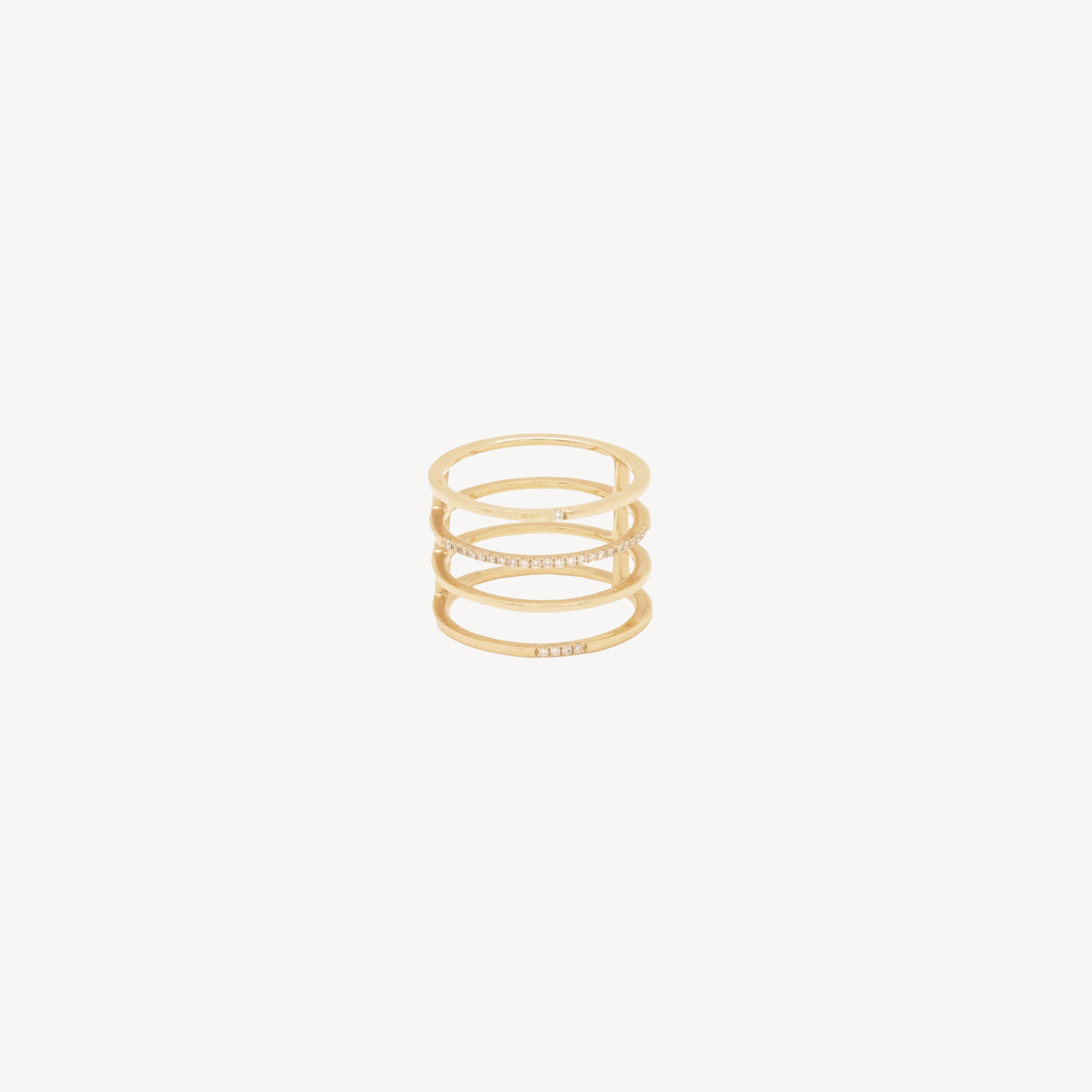 Dünner 4-Band-Ring