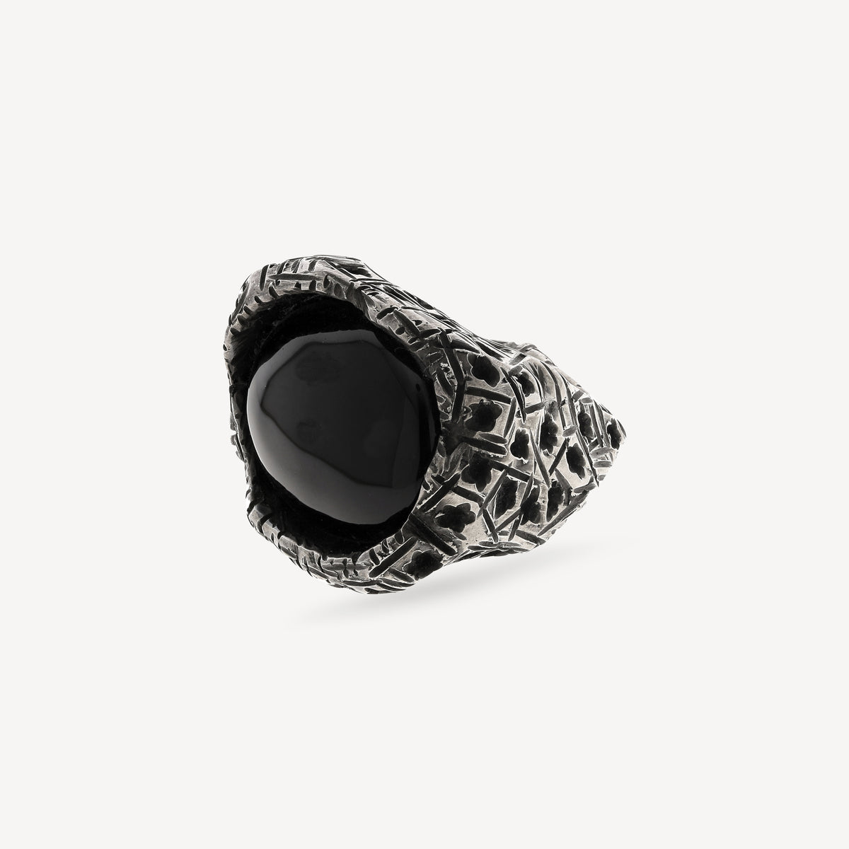 Bague Argent et Onyx