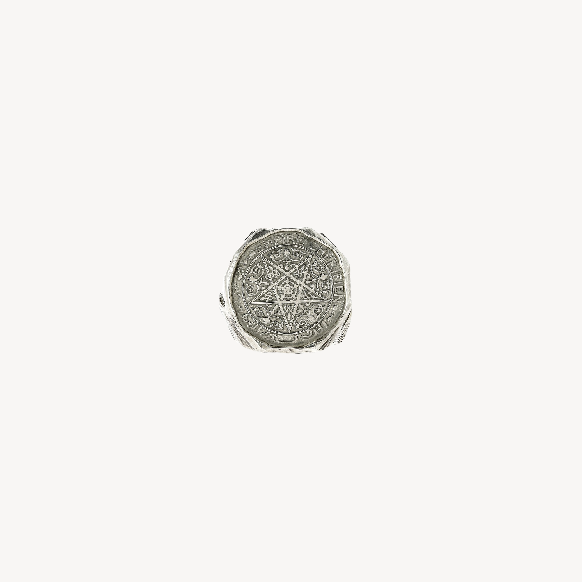 Marokko-Münzen-Silberring