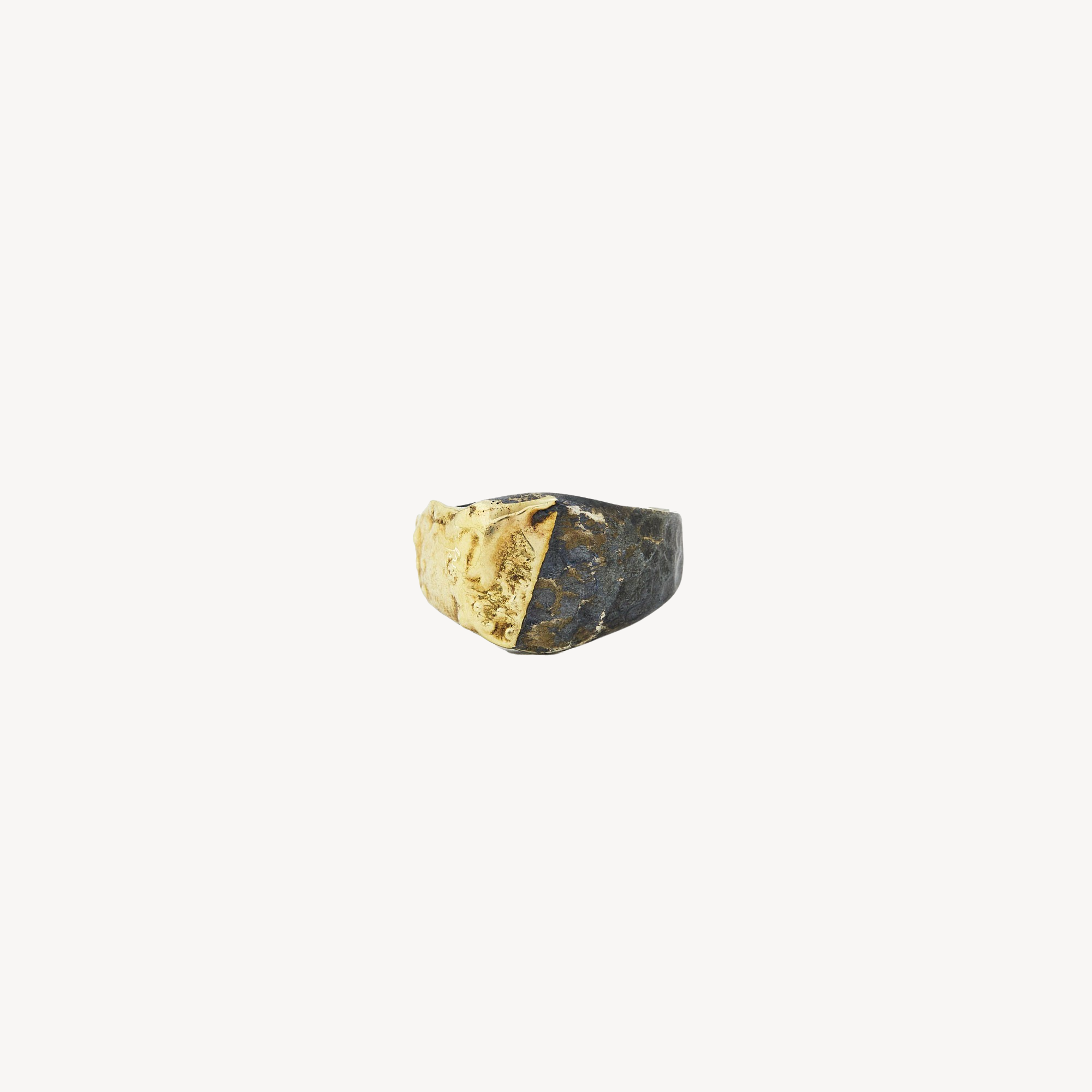 Bicolor Gold and Silver Ring