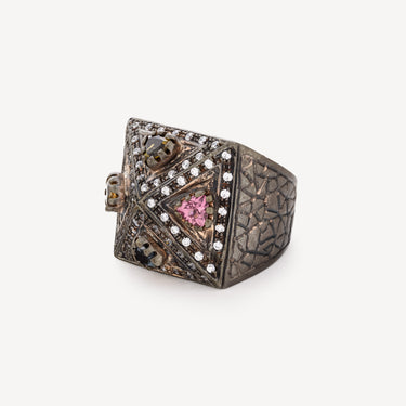 Bague Carrée Colorée