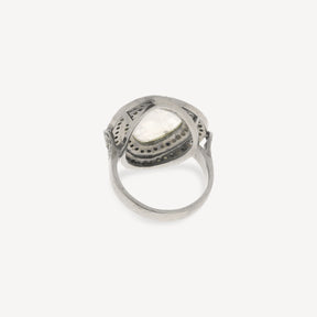 Bague Indienne Moonstone Diamants